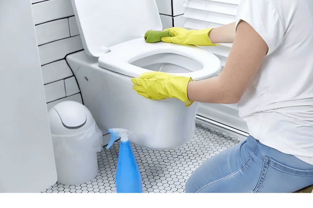 Kiểm tra van cấp nước của bồn cầu