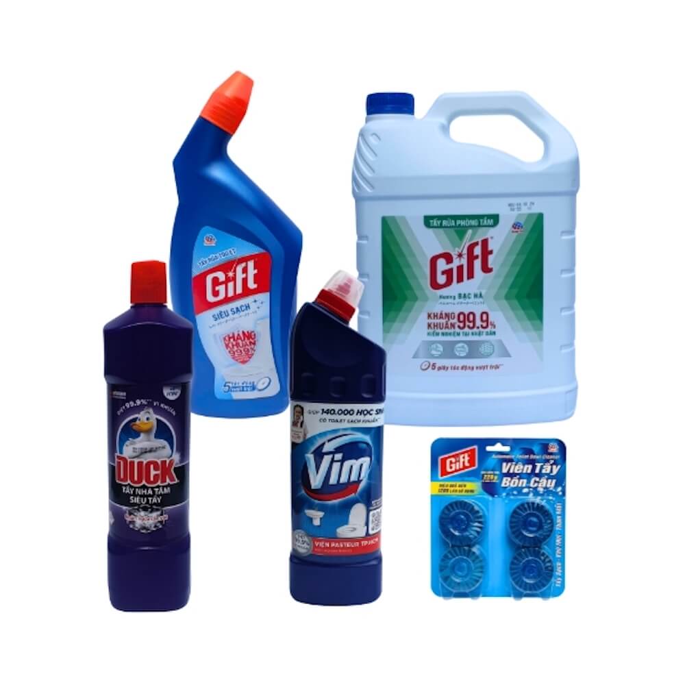 Các loại nước tẩy rửa bồn cầu chuyên dụng