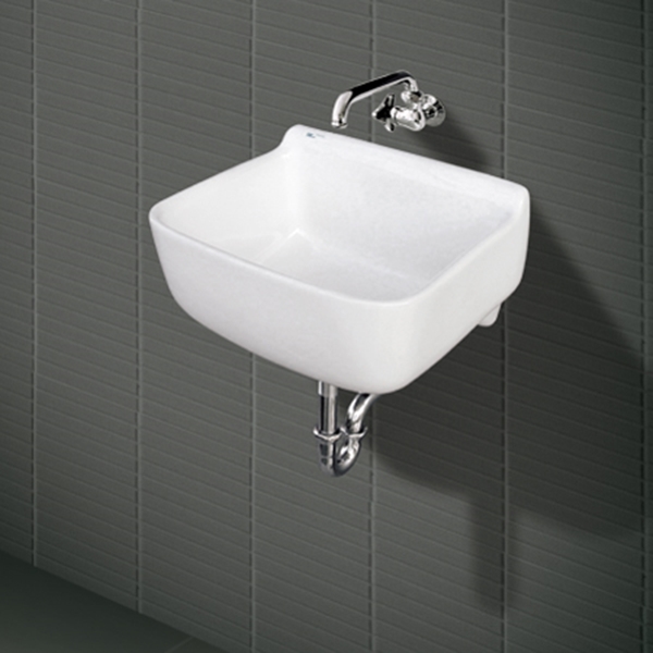 Lavabo treo tường vuông INAX S-17V nhỏ gọn