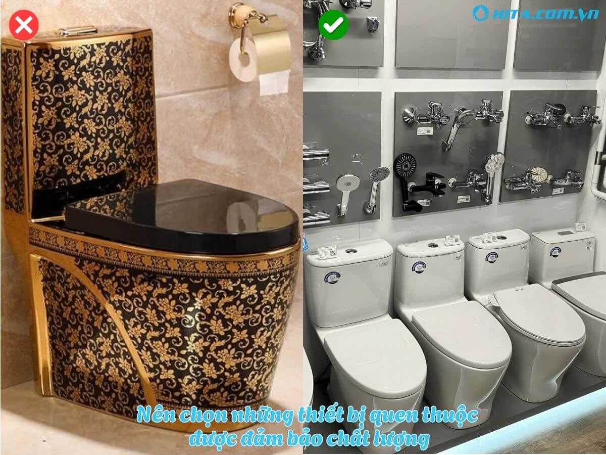 Lược bỏ c&aacute;c thiết bị vệ sinh trang tr&iacute; cầu kỳ v&agrave; &ldquo;độc lạ&rdquo;