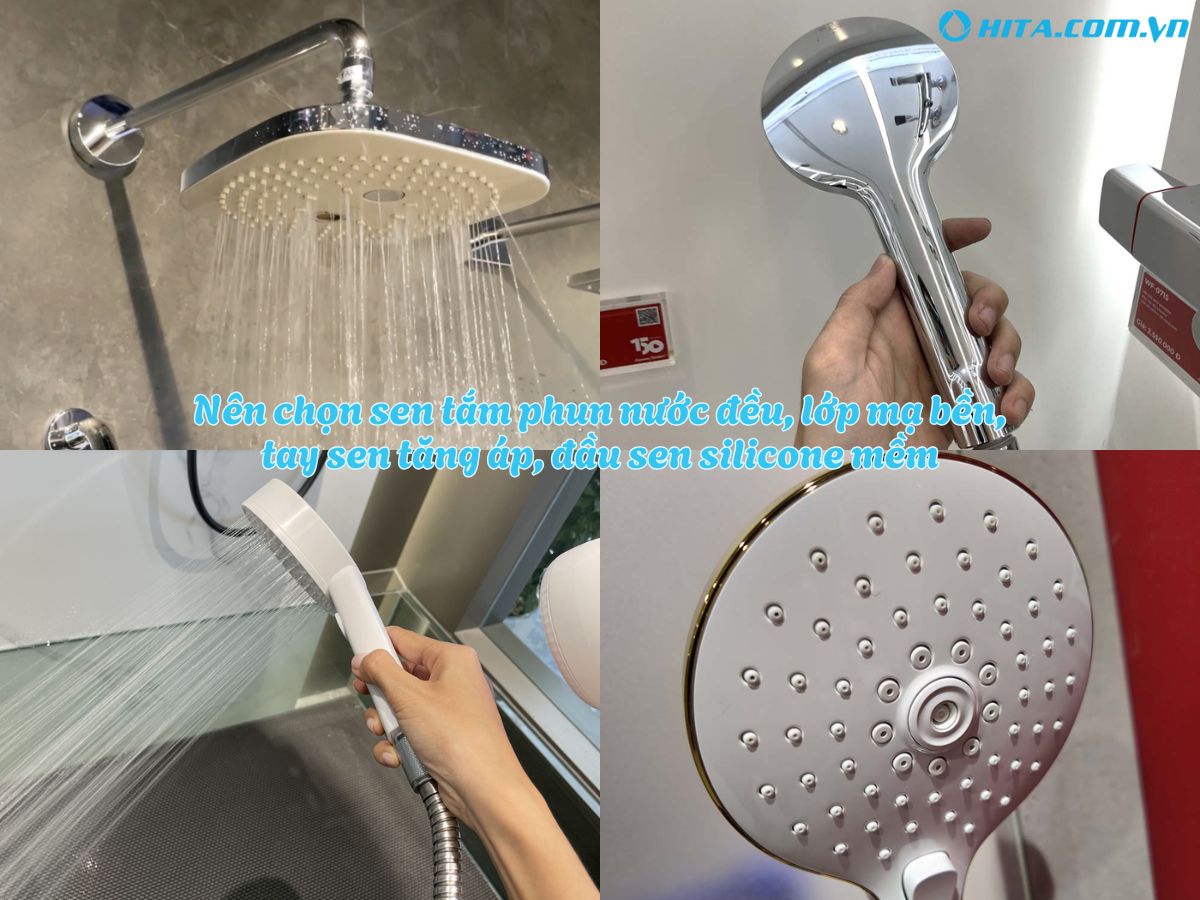 N&ecirc;n chọn sen c&acirc;y hoặc sen tay c&oacute; &aacute;p lực nước ổn định