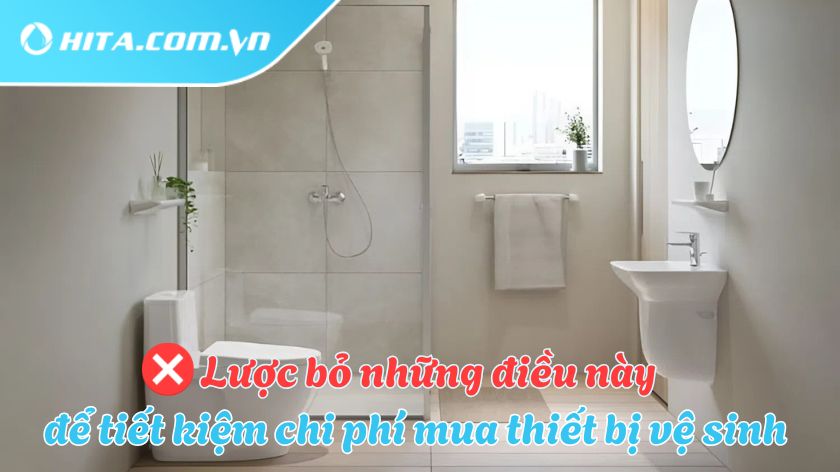 6 điều nên bỏ để tiết kiệm chi phí mua sắm thiết bị vệ sinh