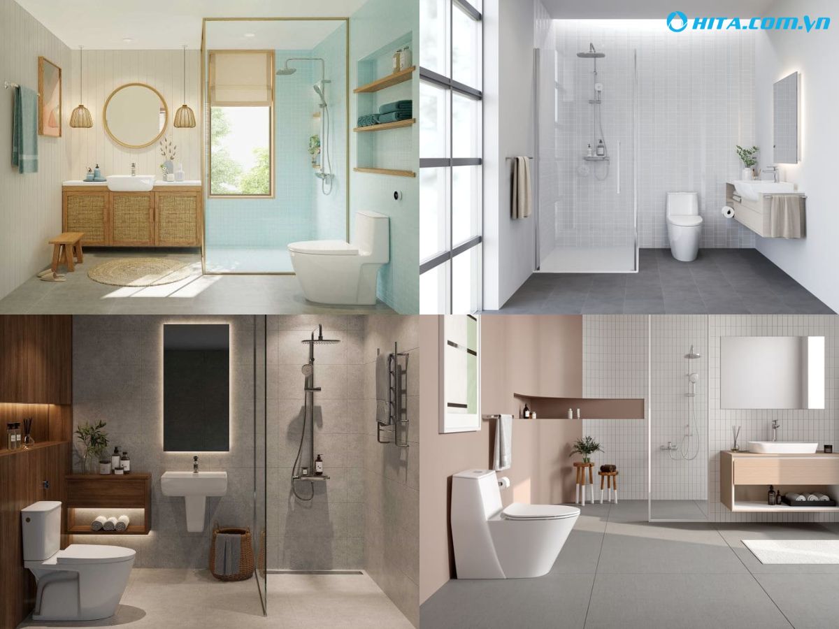 Bố trí thiết bị vệ sinh hợp lý khi cải tạo toilet