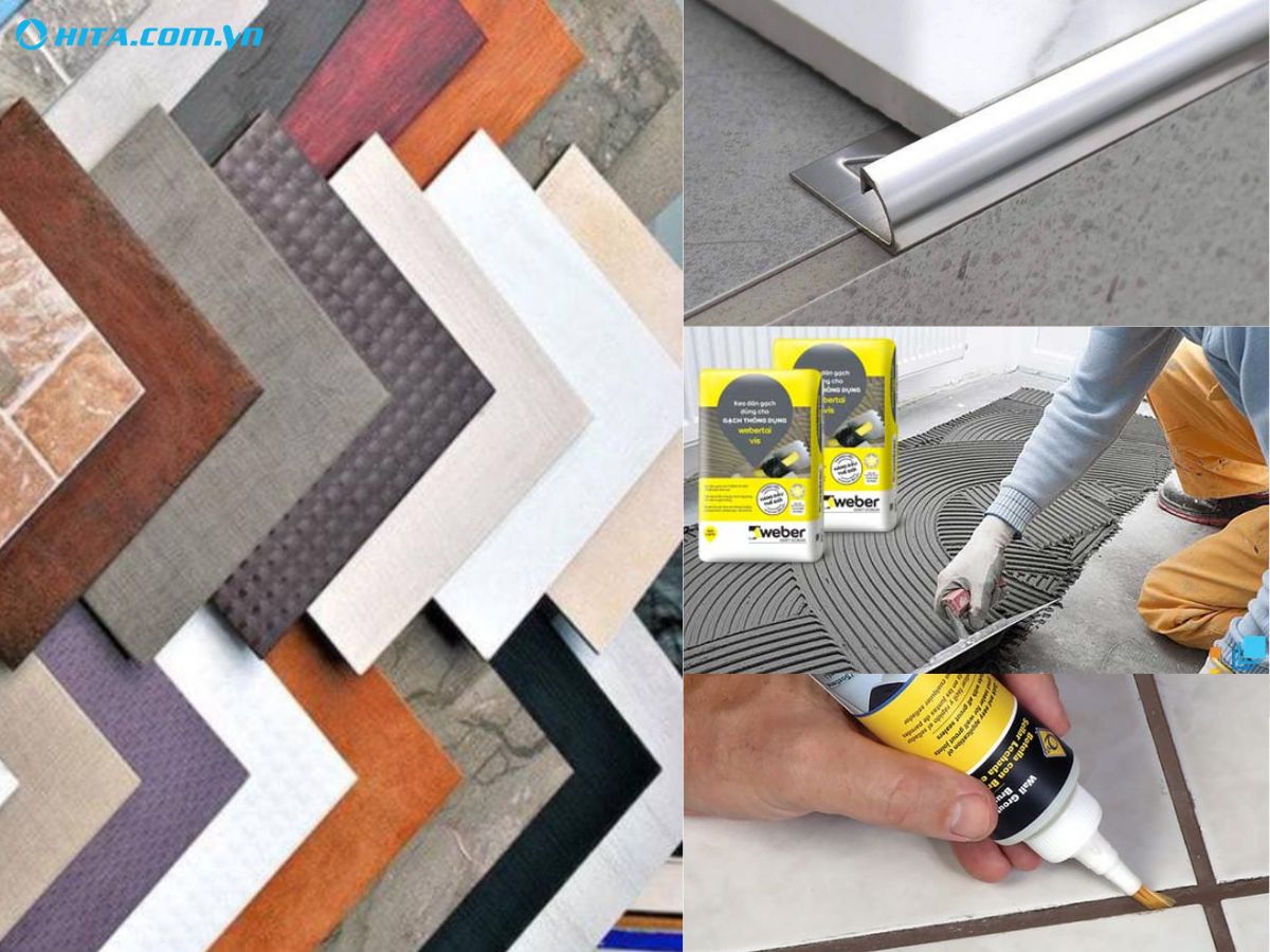 Chọn gạch ốp lát và vật tư hoàn thiện khi sửa chữa nhà vệ sinh