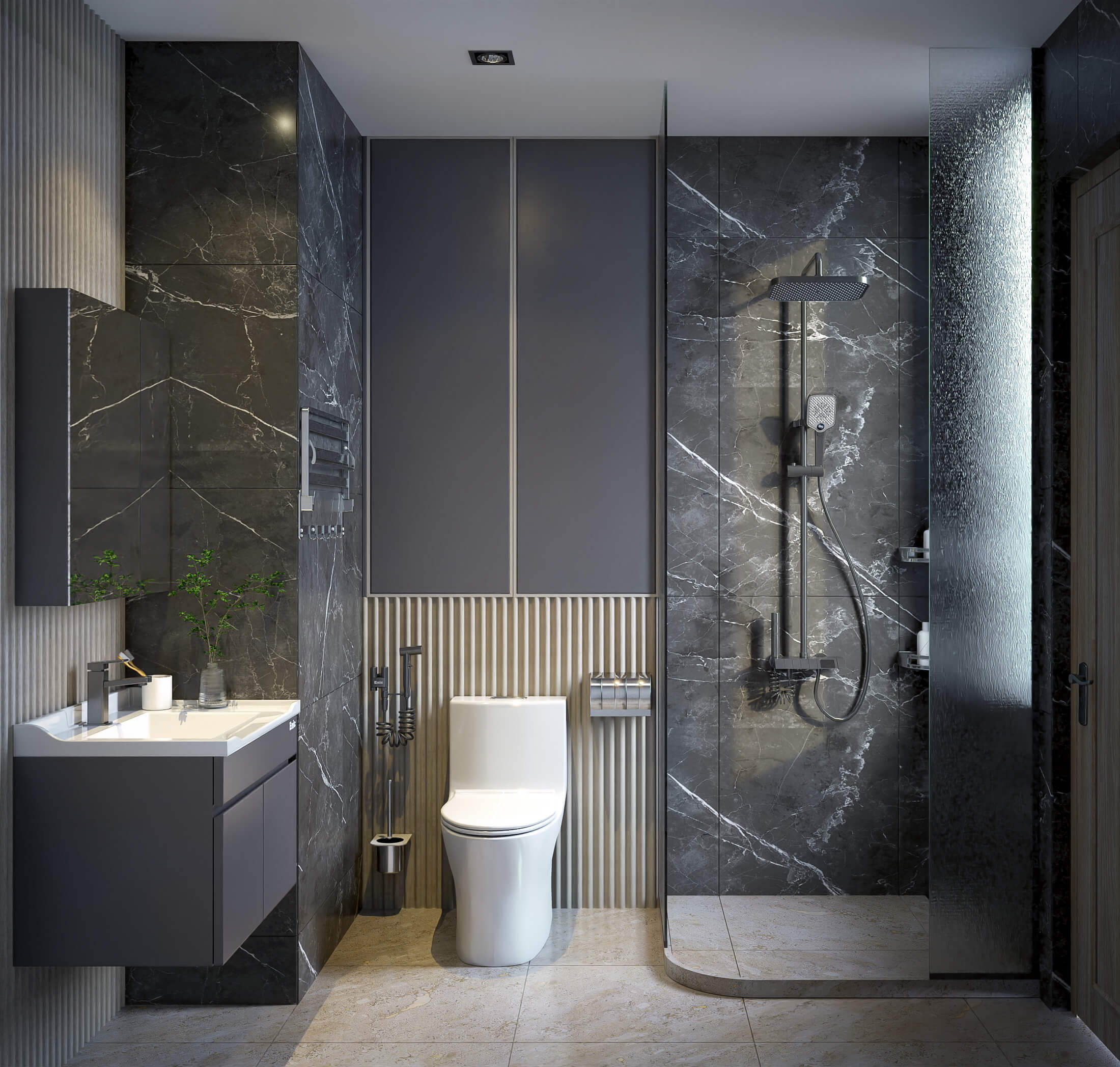 Tuyệt chiêu tăng kích thước nhà vệ sinh