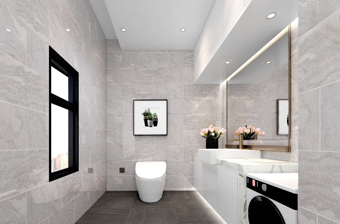 Tuyệt chiêu tăng kích thước nhà vệ sinh