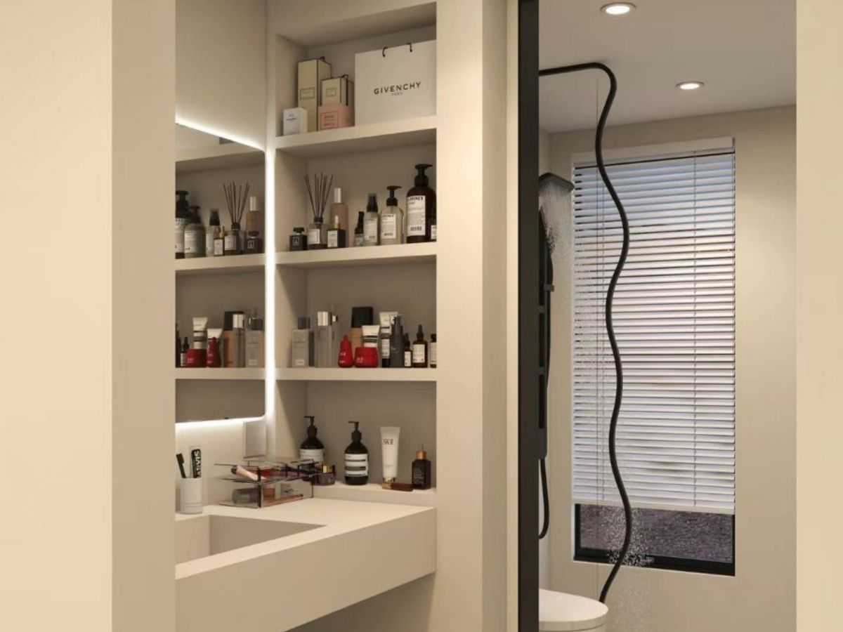 Hốc để đồ rất tiện nghi trong sử dụng hằng ng&agrave;y