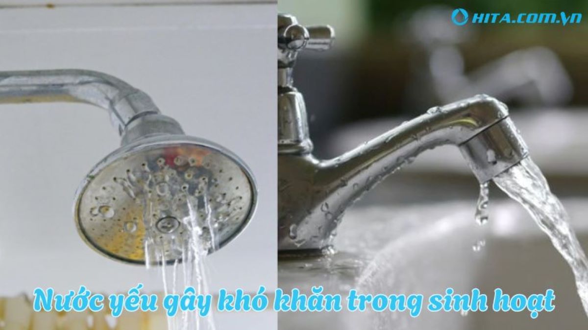 Chọn sen tắm v&agrave; v&ograve;i nước kh&ocirc;ng ph&ugrave; hợp với &aacute;p lực nước