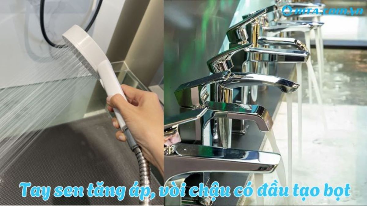 Nếu &aacute;p lực nước gia đ&igrave;nh yếu, h&atilde;y chọn sản phẩm c&oacute; th&ecirc;m t&iacute;nh năng tăng &aacute;p