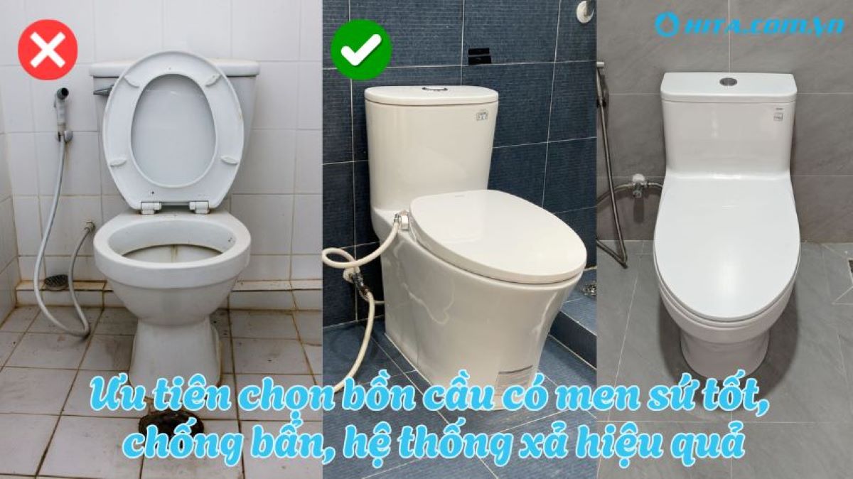 Chọn bồn cầu cho nh&agrave; vệ sinh