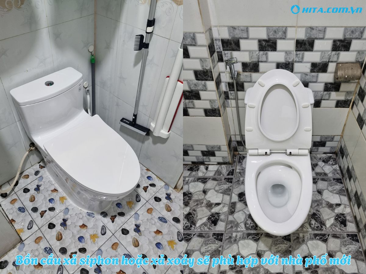 Nhà phố nên chọn kiểu xả nào 2