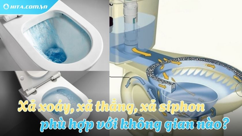 Xả xoáy, xả siphon, xả thẳng: Loại nào hợp chung cư/nhà phố?