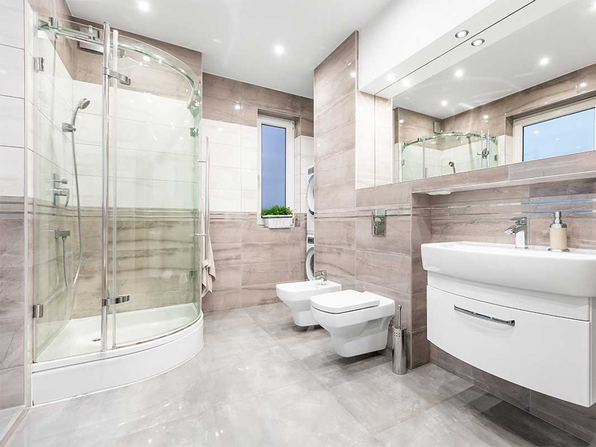 Thiết kế phòng tắm với nội thất kiểu châu  u luôn là sự lựa chọn lý tưởng dành cho các gia đình ưa chuộng phong cách sang trọng và hiện đại