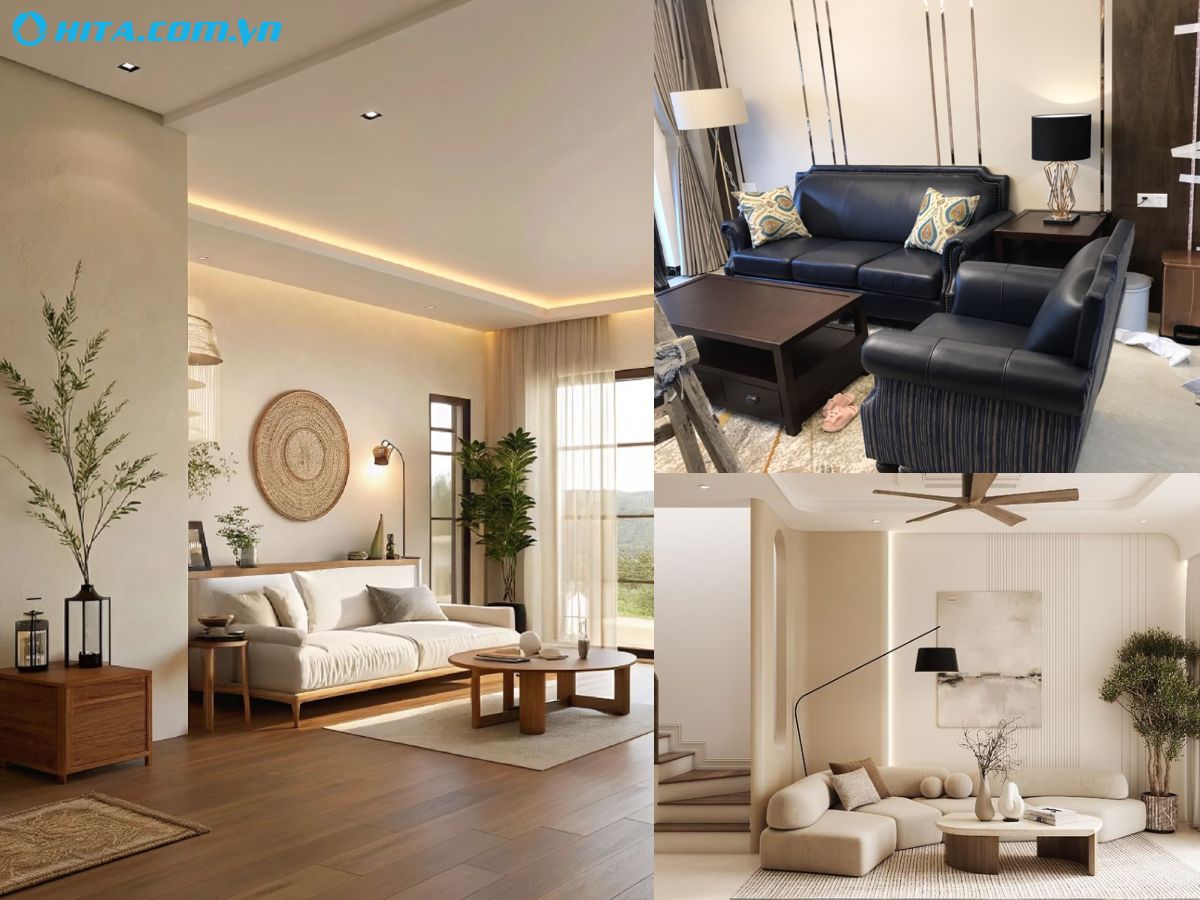 &Aacute;nh s&aacute;ng tập trung kết hợp nội thất 1