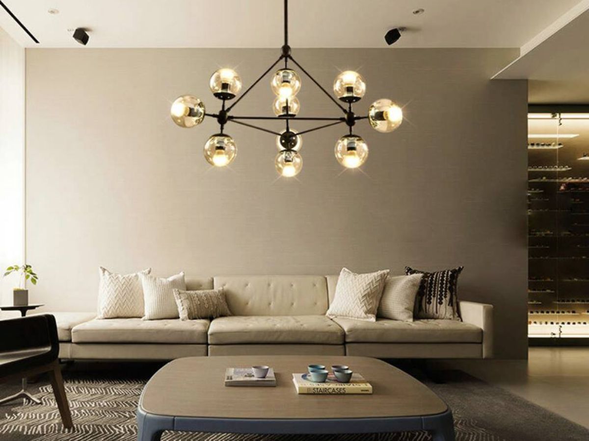 &Aacute;nh s&aacute;ng tập trung kết hợp nội thất 2