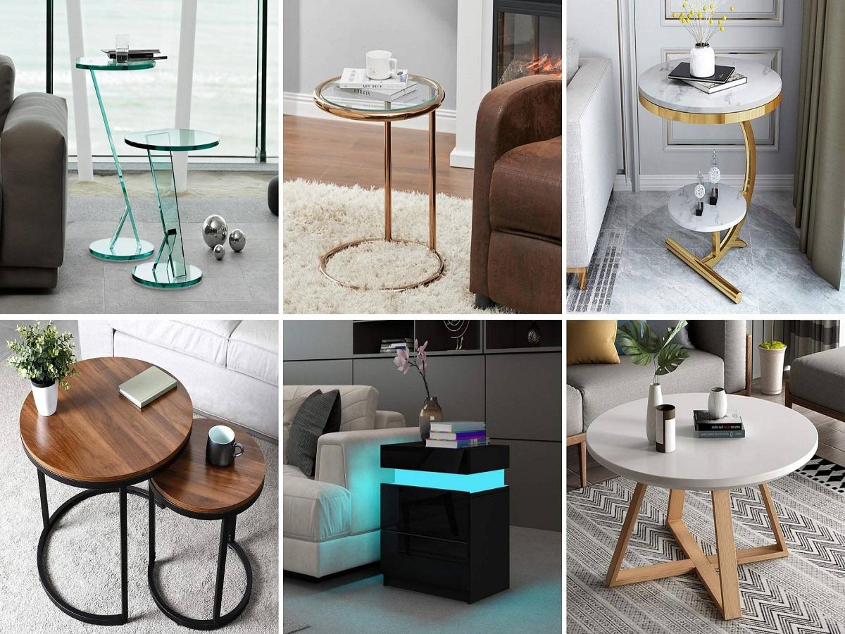 Bàn trang trí phòng khách dạng nhỏ sẽ mang đến những nét tươi mới cho chính không gian nội thất của gia đình bạn