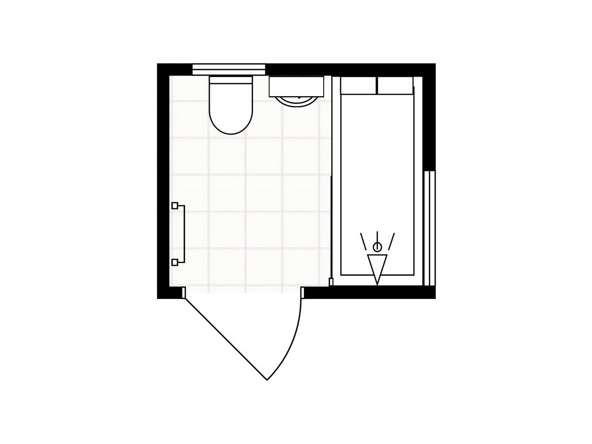 15 sơ đồ thiết kế phòng tắm tạo nên bố cục không gian hoàn hảo