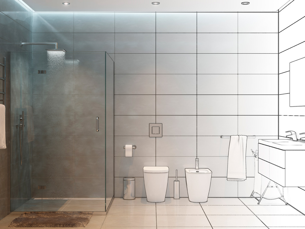 Sàn nhà vệ sinh nên có độ dốc từ 1.5cm đến 2cm, nhằm giúp cho việc thoát nước diễn ra một cách dễ dàng hơn