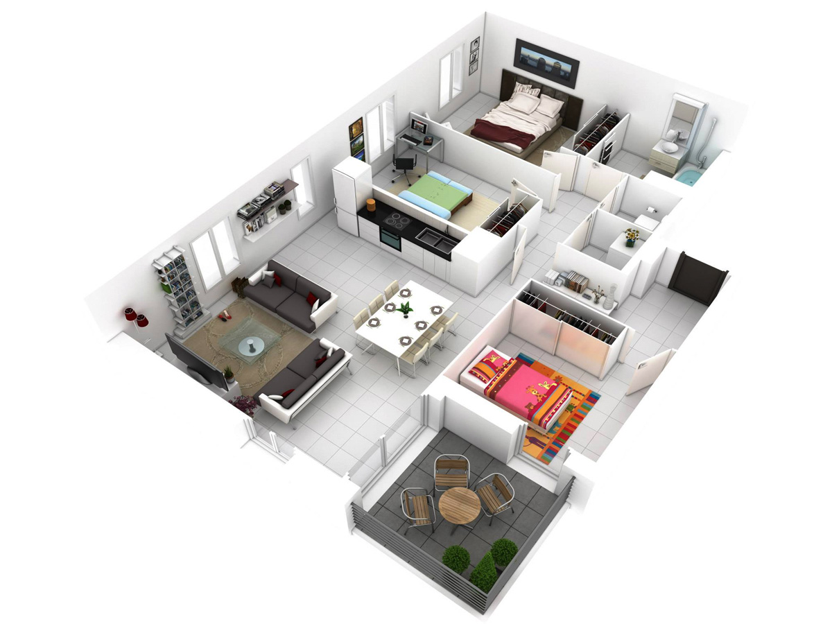 Khu vực vệ sinh nên đặt tại các cung xấu trong nhà để trấn áp hướng xấu, lưng bồn cầu không nên quay về hướng tốt