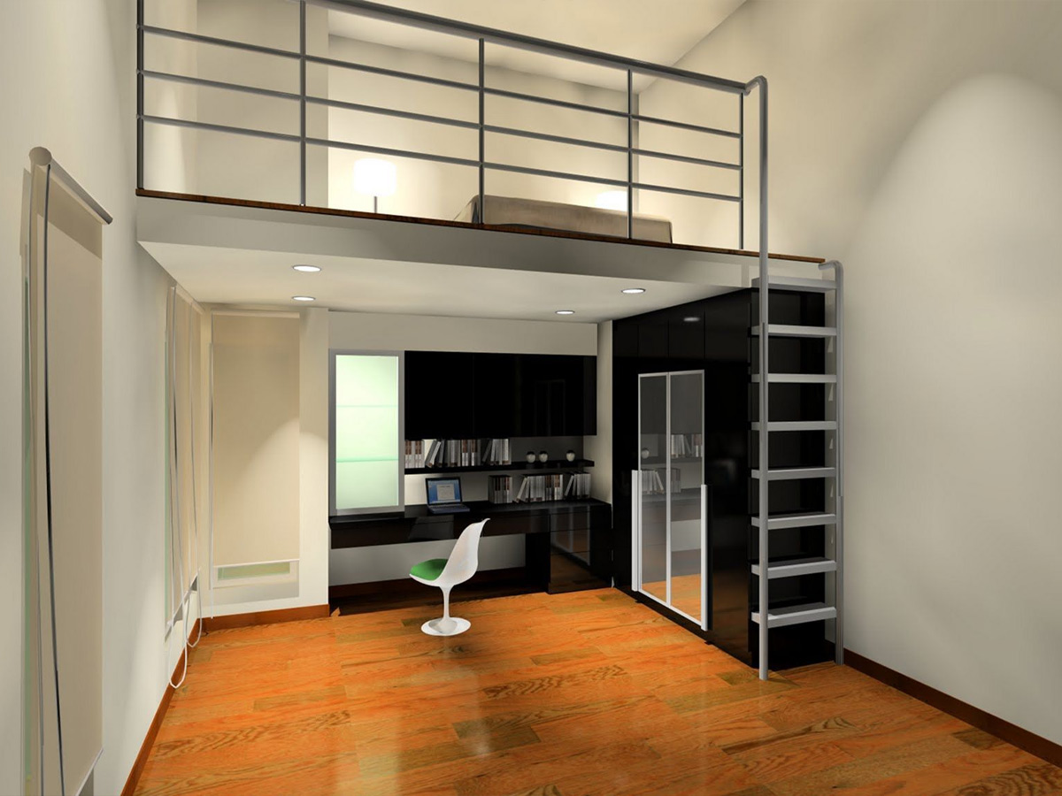 bản vẽ thiết kế nhà gác lửng