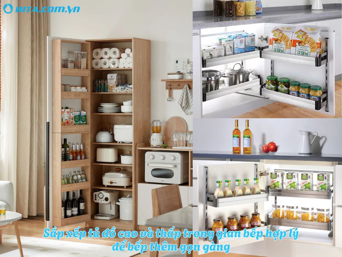 Thiết kế tủ bếp quyết định mức độ gọn g&agrave;ng 3