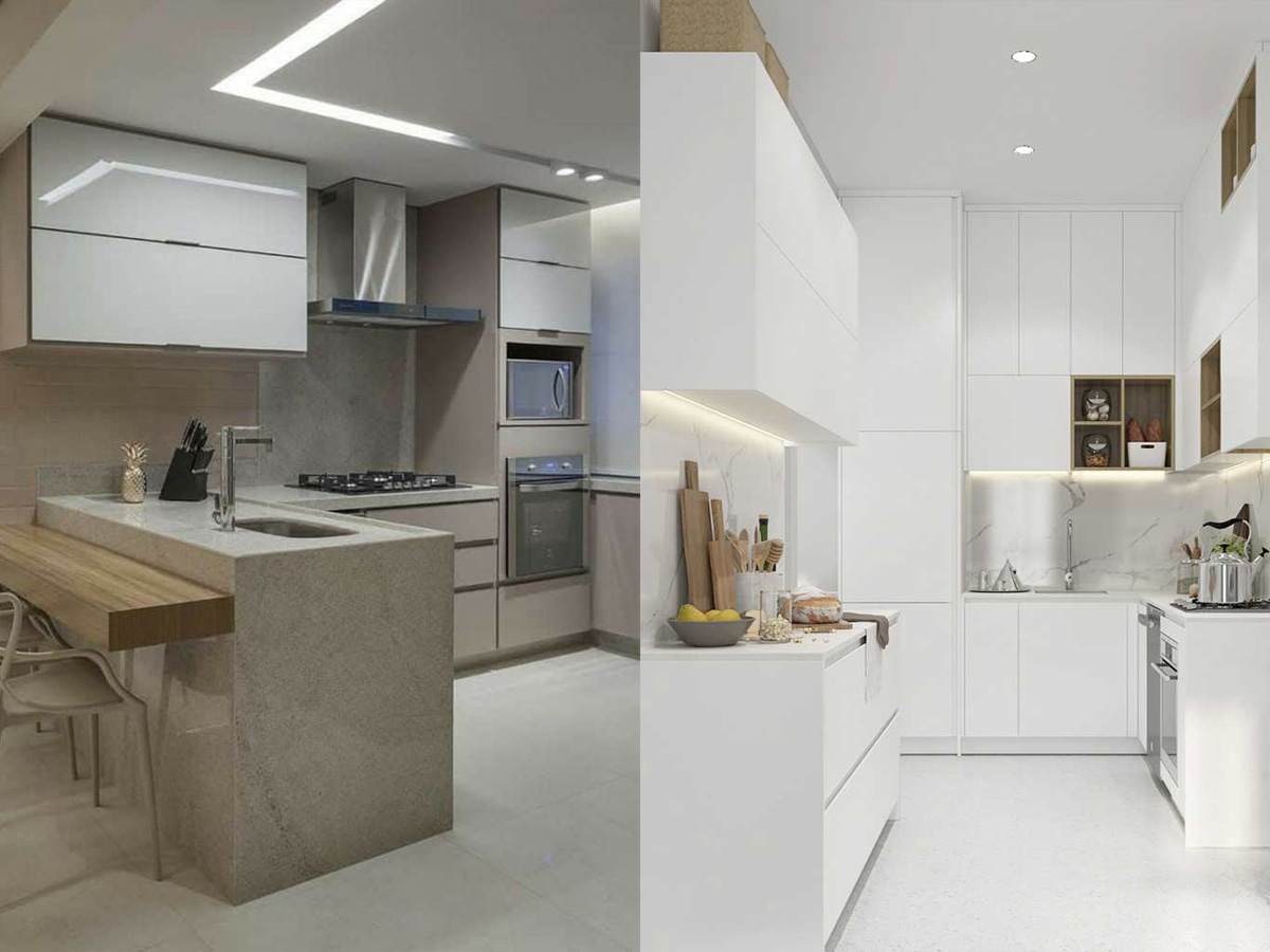 Lưu ý hệ thống đèn chiếu sáng cho nhà bếp đẹp nhỏ