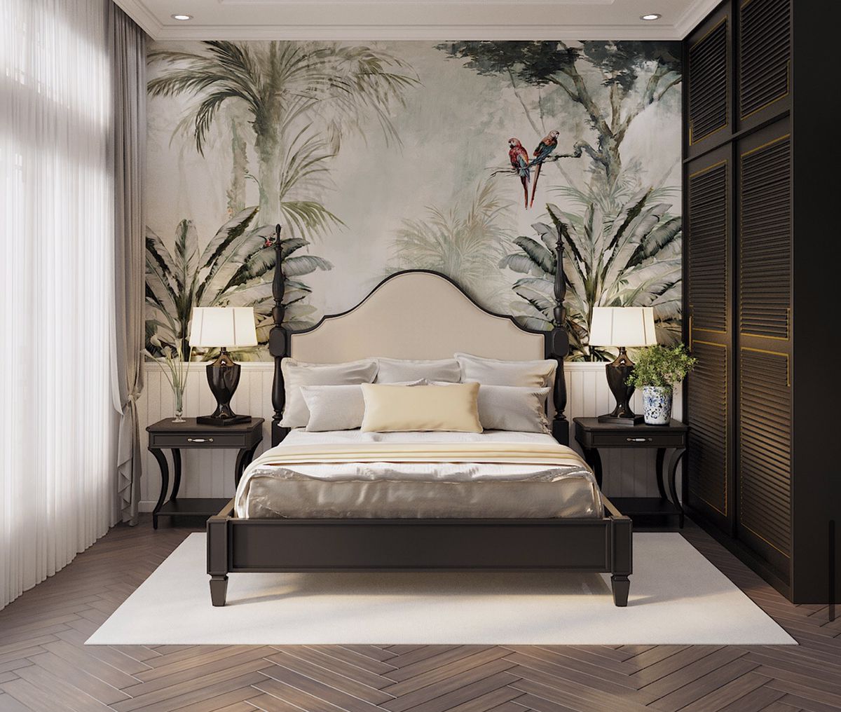 Kiến trúc phòng ngủ ảnh hưởng từ văn hóa Việt Nam