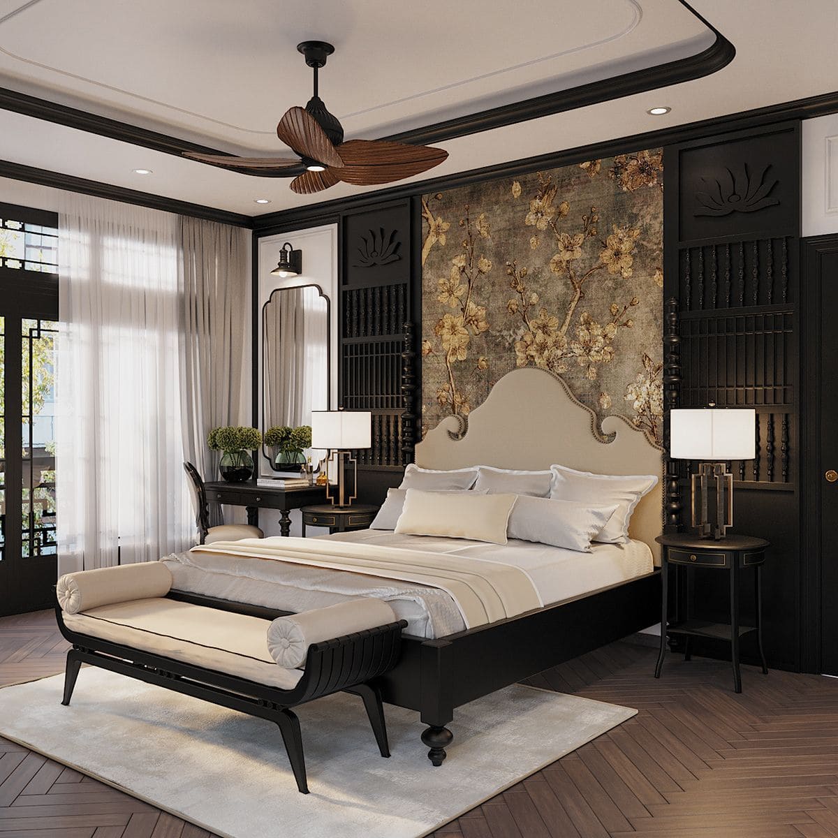 Mẫu decor phòng ngủ gần gũi, thanh lịch
