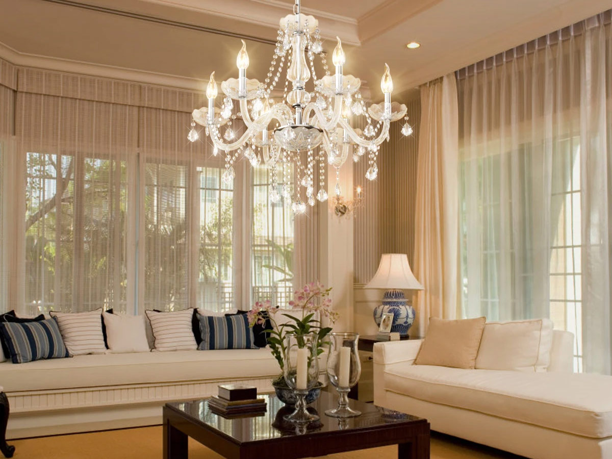 Đèn chùm cổ điển đều được sản xuất từ các loại vật liệu cao cấp với chất lượng cao và tuổi thọ lớn