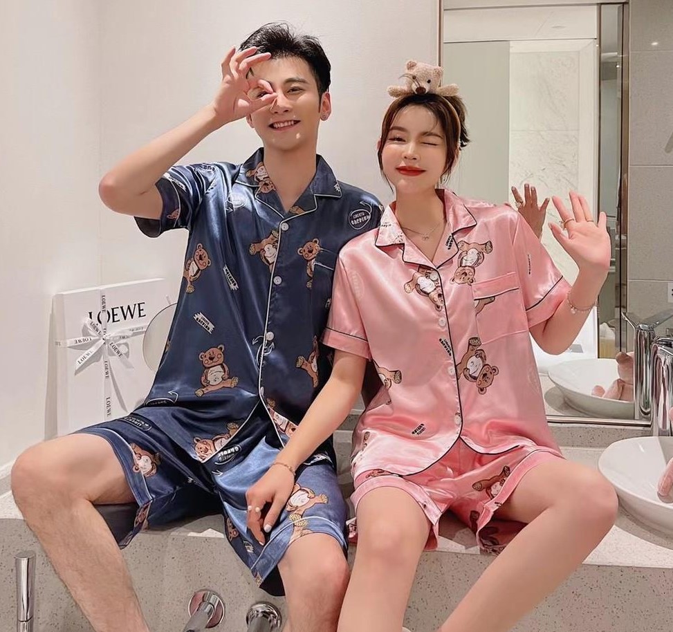 Đồ Ngủ Pijama Ngắn Tay, Bộ Gấu Cute Ulzzang Hot Trend | Shopee Việt Nam