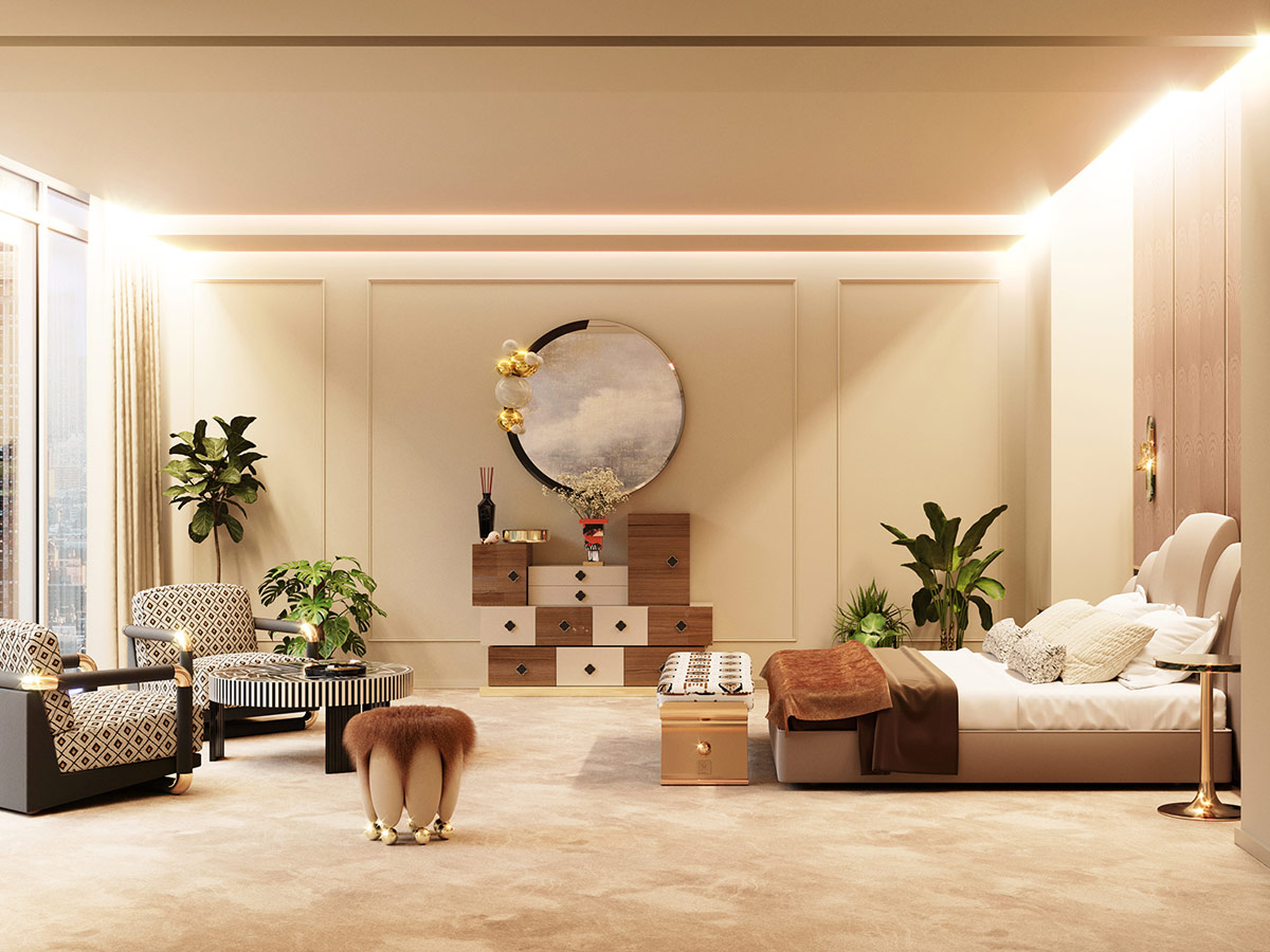 Các món đồ nội thất sẽ kết hợp với nhau để tạo nên một tổng thể ấn tượng, thể hiện được phong cách riêng của chủ nhân căn phòng