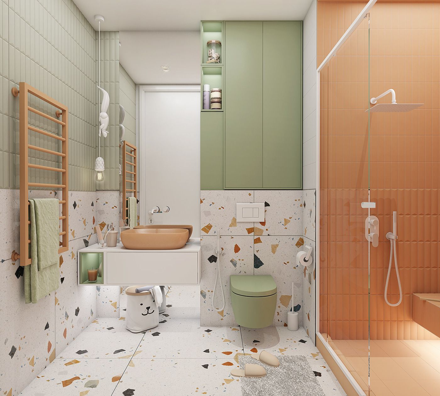Sử dụng tinh dầu thơm để lưu thông không khí phòng toilet