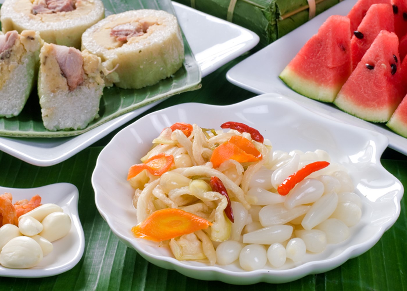 Dưa món củ kiệu ngày tết 