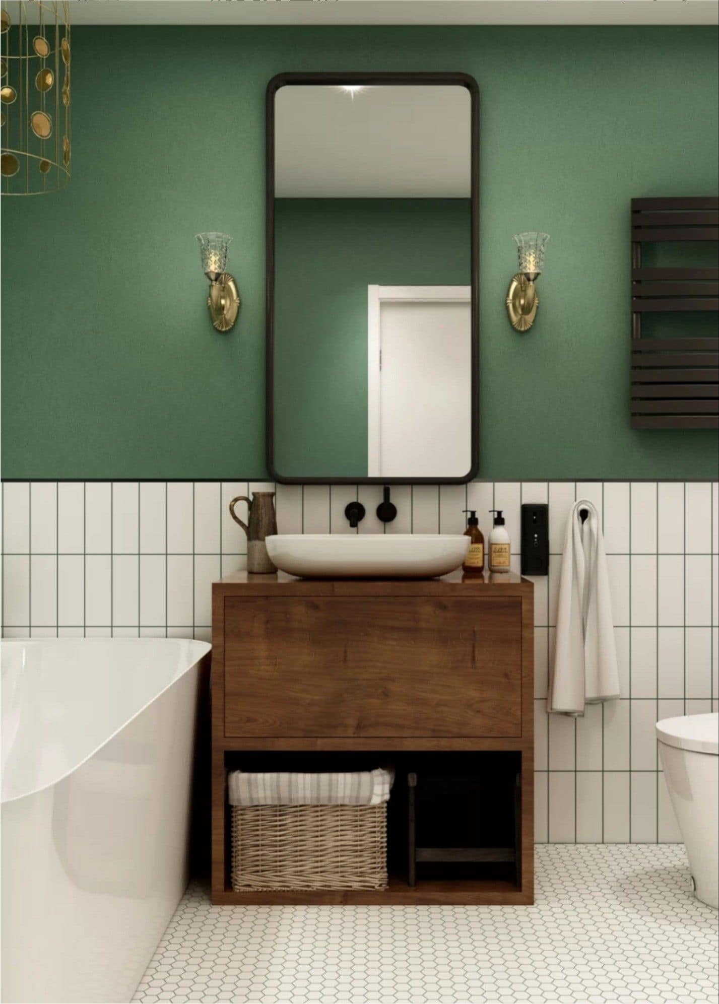 Nhà vệ sinh tích hợp nhà tắm không phân khu