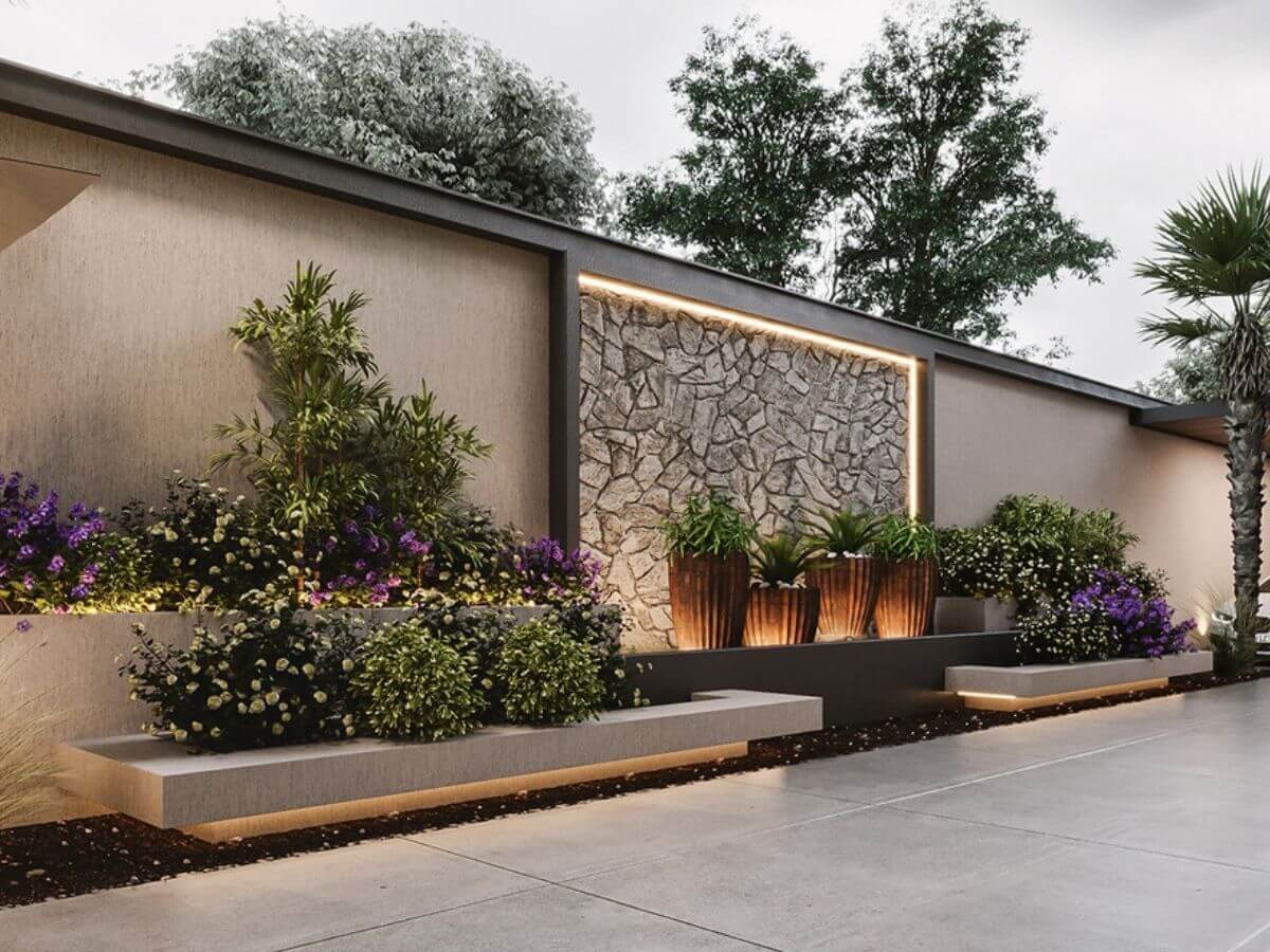 &Aacute;nh s&aacute;ng tạo cảm x&uacute;c cho s&acirc;n vườn nhỏ 2