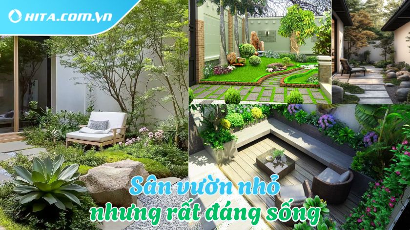 Sân vườn nhỏ nhưng vẫn đáng sống theo cách riêng