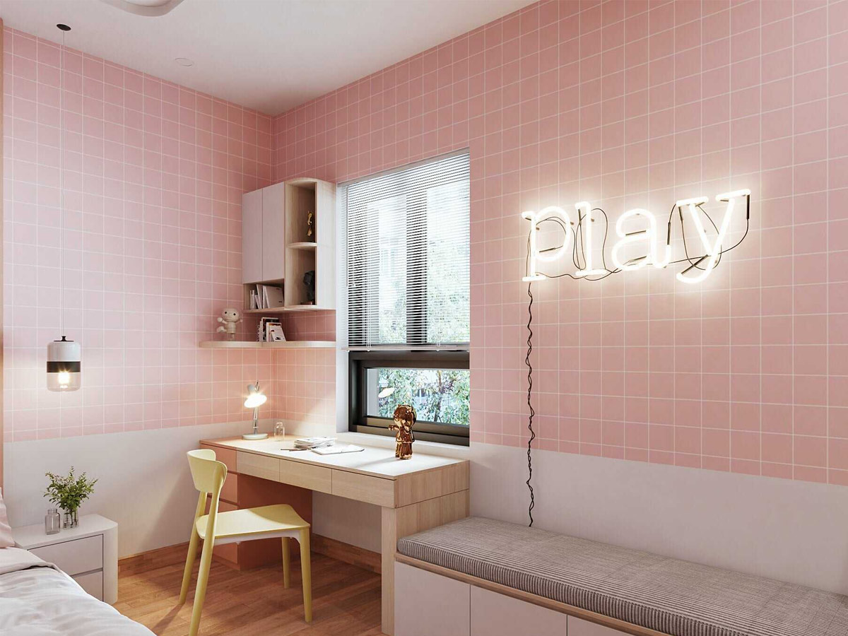 Nên chọn những dòng đèn có ánh sáng vừa phải, phù hợp với nhu cầu sinh hoạt của các bé gái