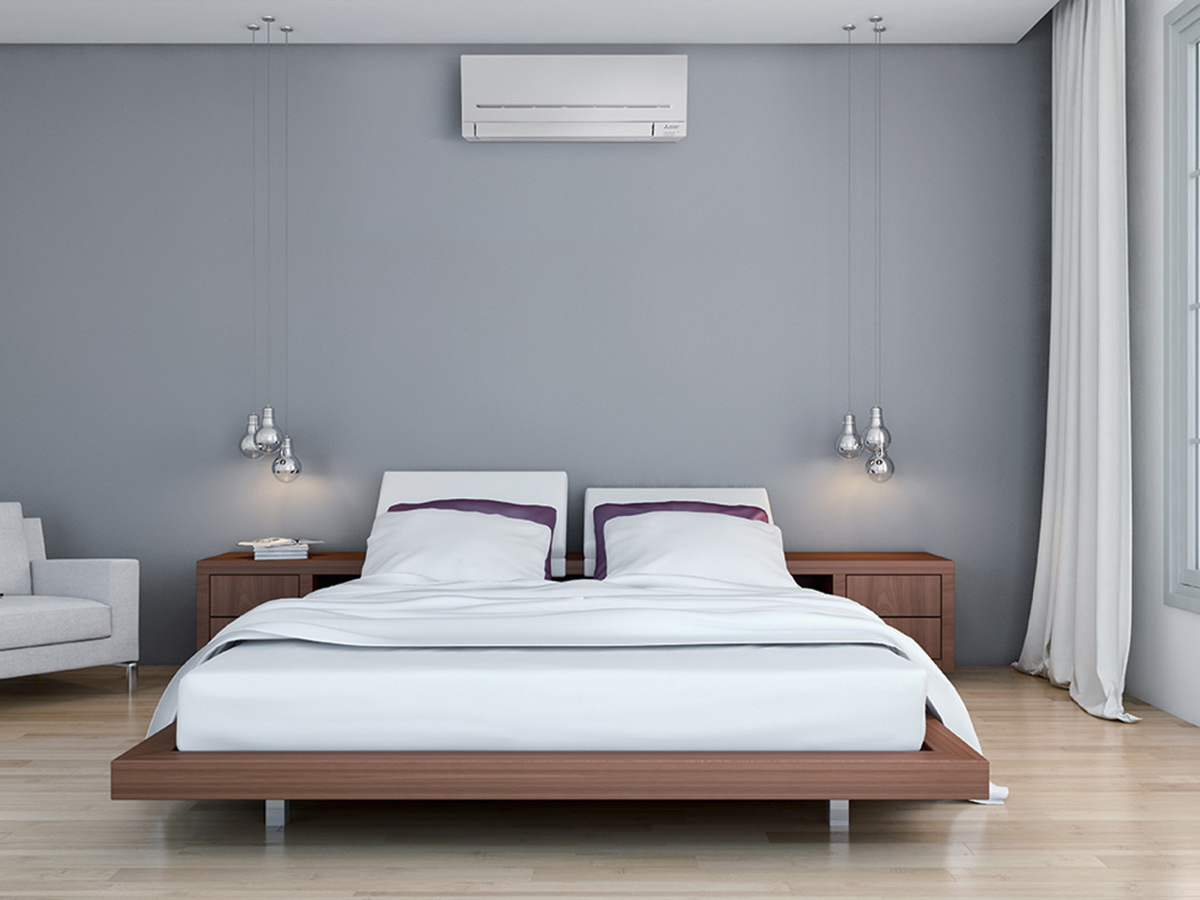 Không lắp điều hòa phía trên phần đầu giường