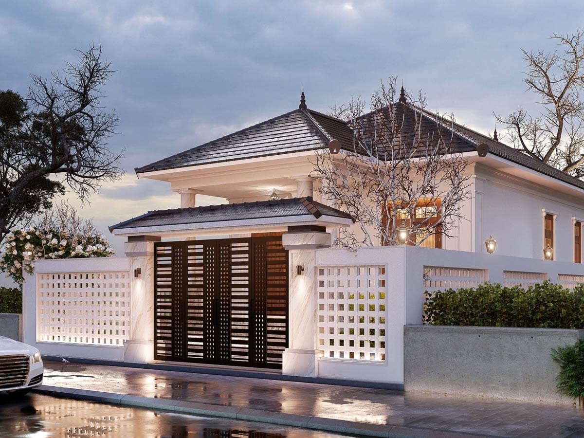 Đối với nhà mặt đất hay biệt thự, việc xác định hướng nhà được thực hiện khá dễ dàng
