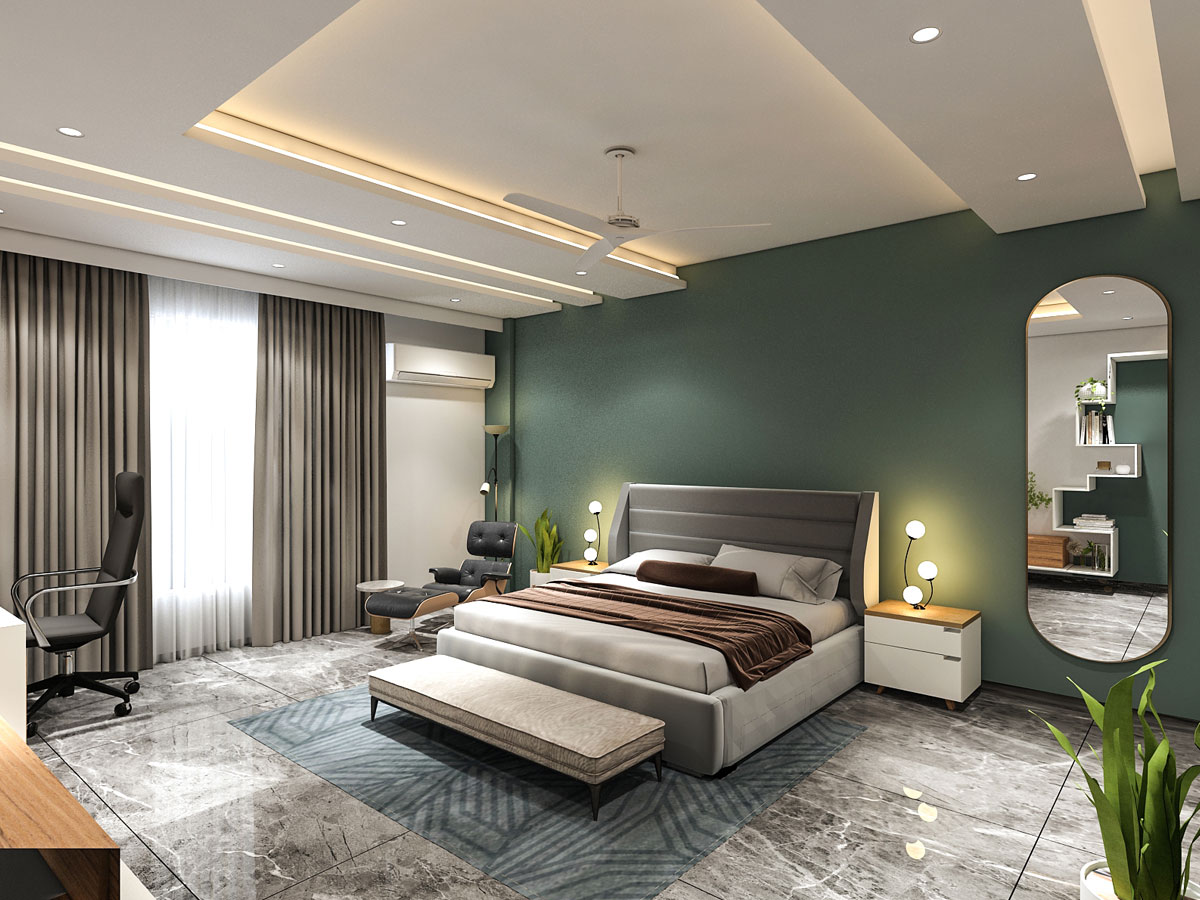 Không nên để giường ngủ ở dưới thanh xà ngang