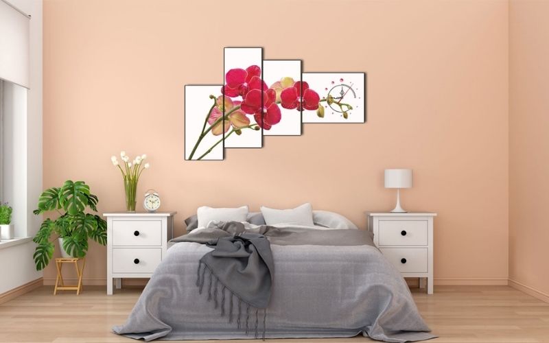 Tranh phong thủy mệnh Hỏa ưa chuộng sắc đỏ