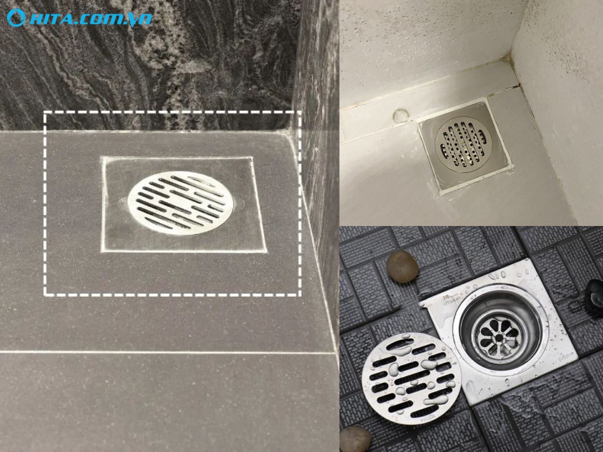 Phễu thoát sàn cho nhà vệ sinh