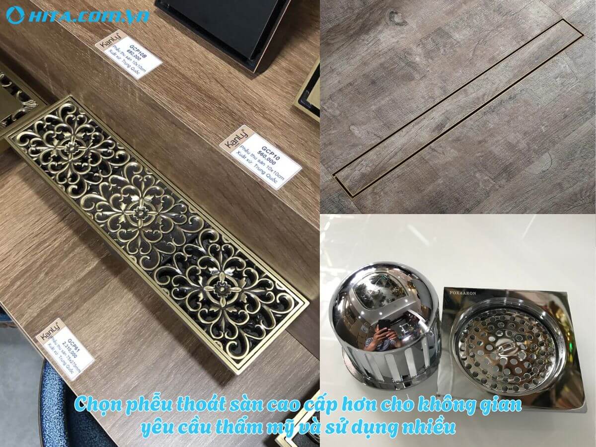 Gợi ý cách chọn phễu thoát sàn phù hợp cho gia đình