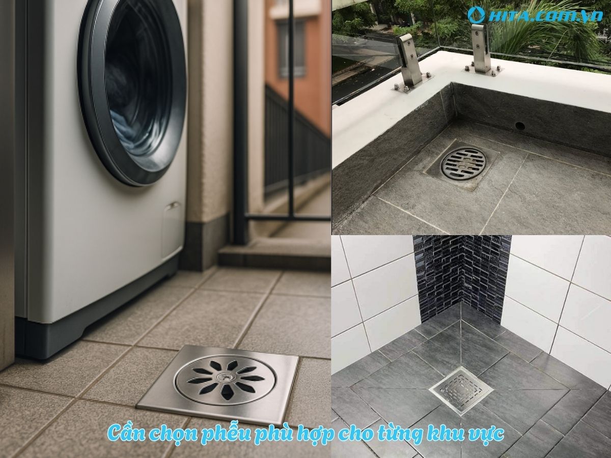 Tiêu chí chọn phễu thoát sàn đủ tiện nghi và bền bỉ 2