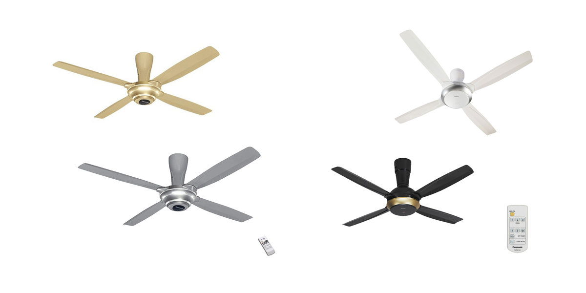 Quạt trần 4 cánh Panasonic với đa dạng mẫu mã tính năng 