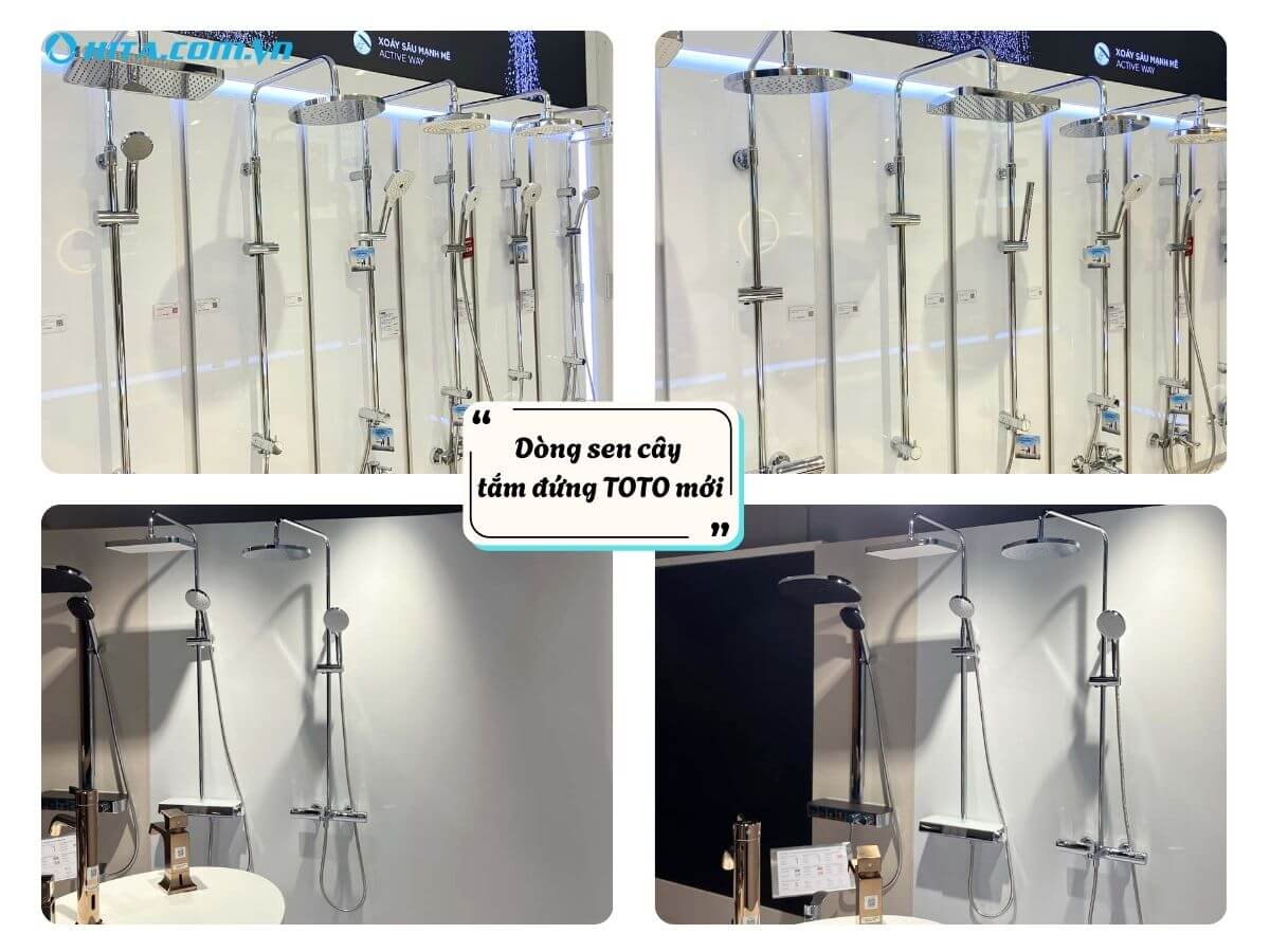 Dòng sen cây tắm đứng TOTO mới