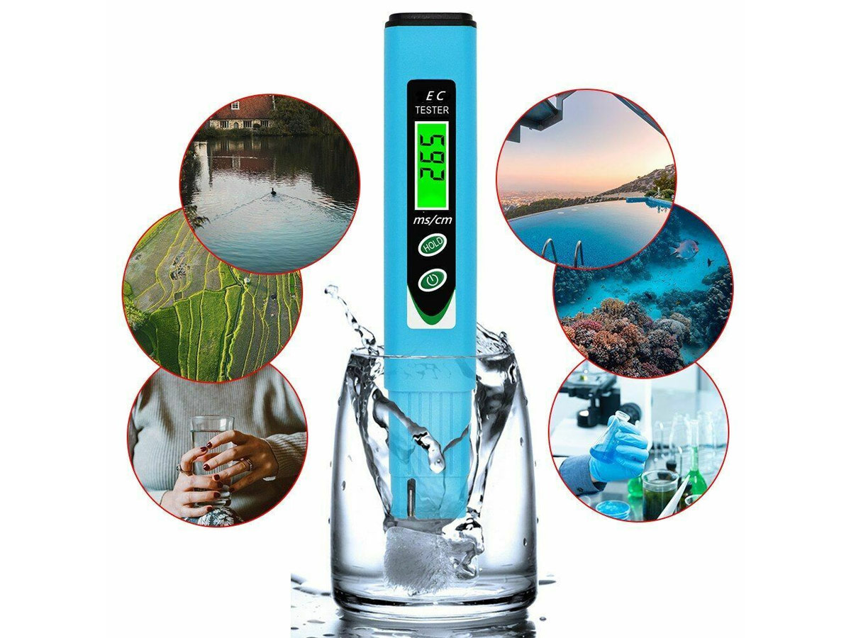 Sử dụng bút thử nước, bạn có thể kiểm tra được chỉ số TDS tức là nồng độ chất rắn hòa tan trong nước