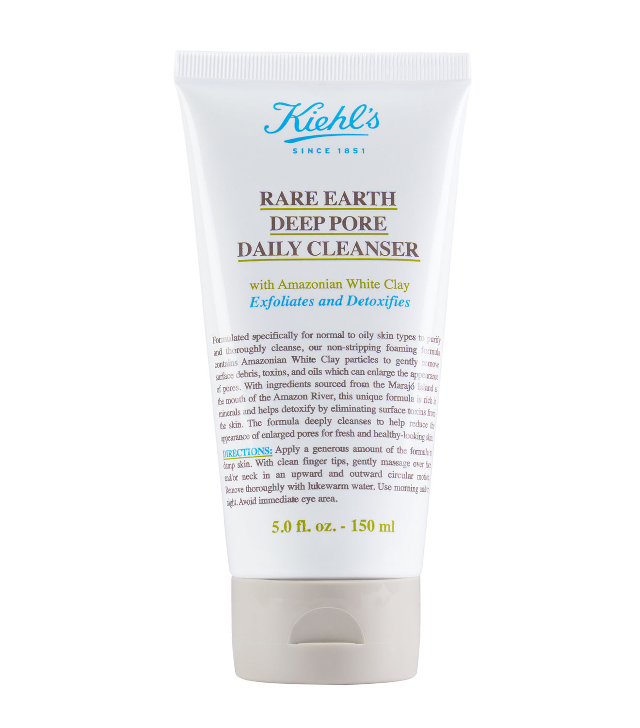 Sữa rửa mặt Kiehl’s có thành phần từ đất sét giúp làm sạch da