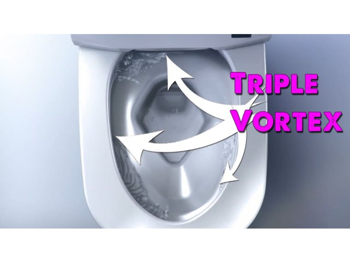 hệ thống xả Triple Vortex