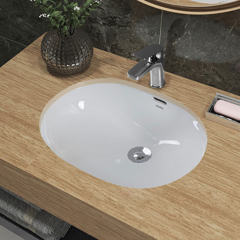 Chậu rửa âm bàn TOTO với thiết kế lòng sâu